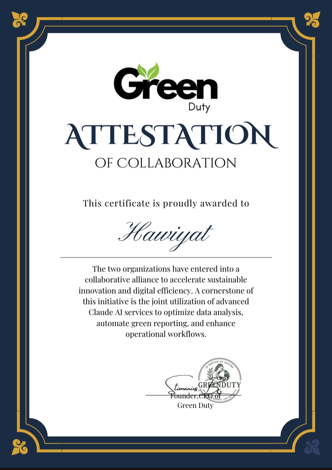 Green Duty